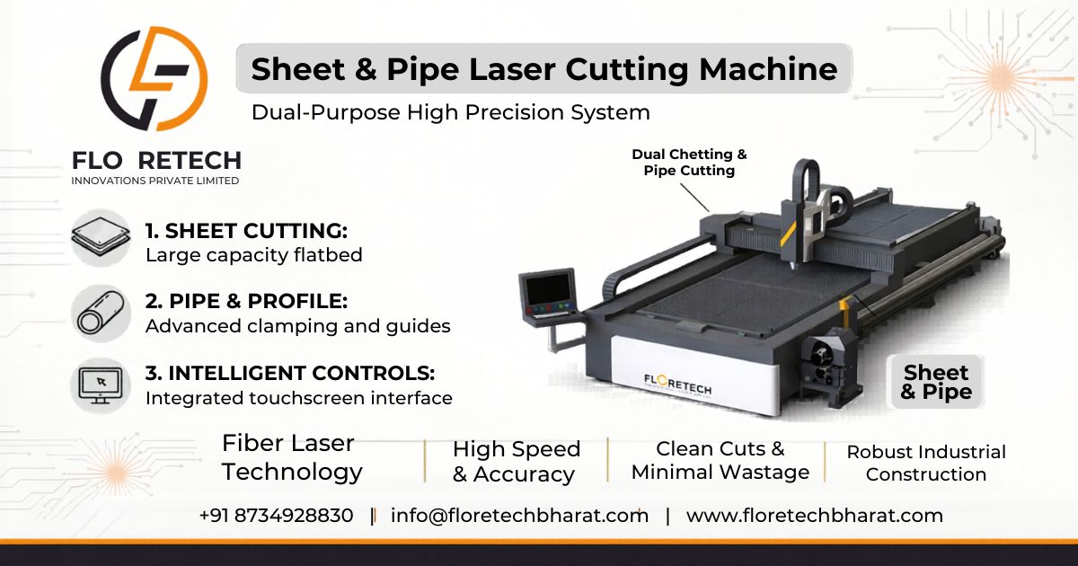 Sheet Pipe Laser Cutting Machine – Floretech Innovations Laser Blog
