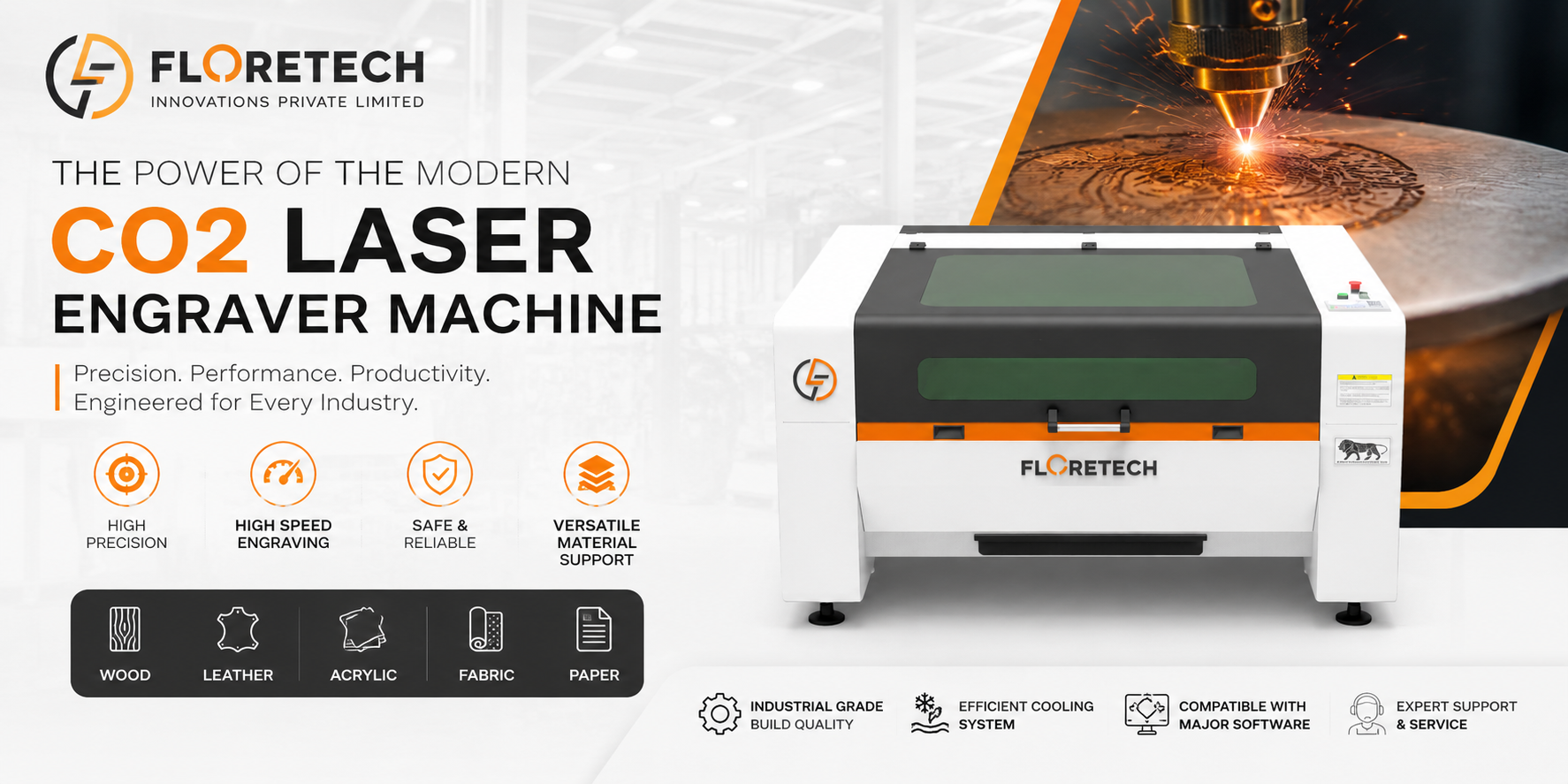 CO2 Laser Engraver Machine – Floretech Innovations Laser Blog