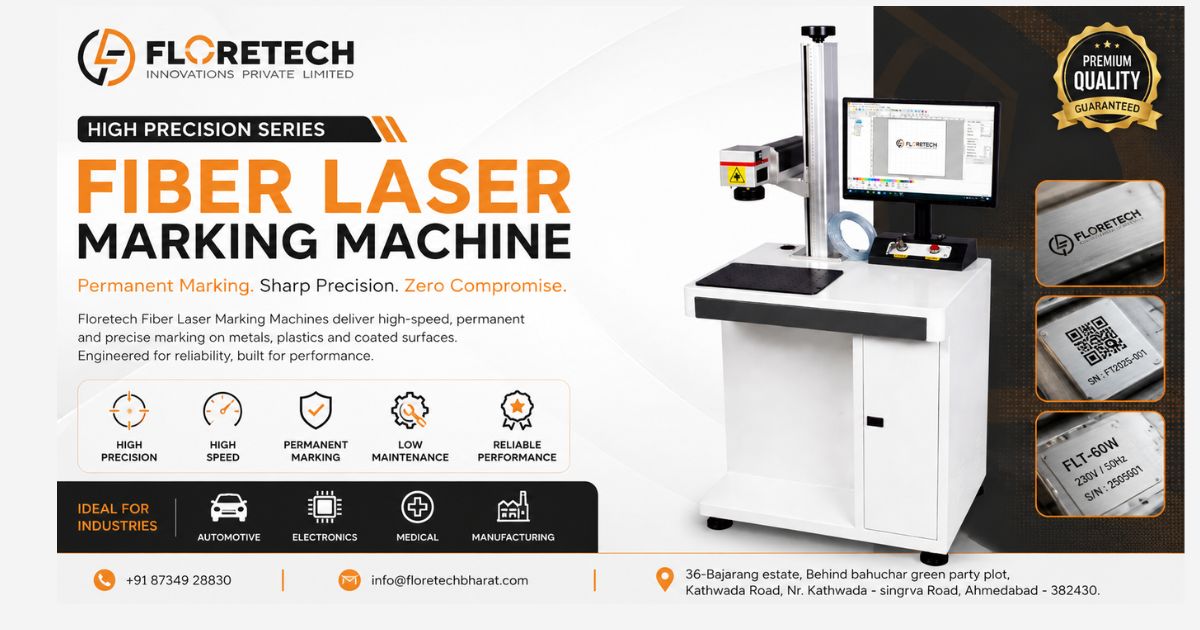 Fiber Laser Marking Machine for Metal – Floretech Innovations Laser Blog